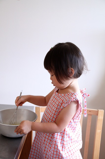 子どもと作るパンケーキ