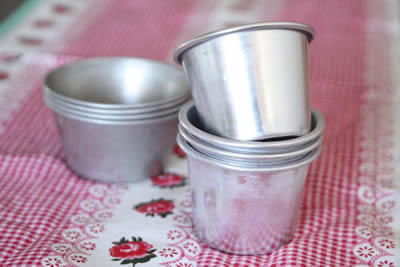 アルミのプリンカップ