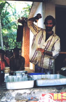 インドの露店チャイ屋さん