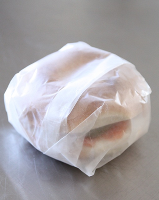 完成したベーグル