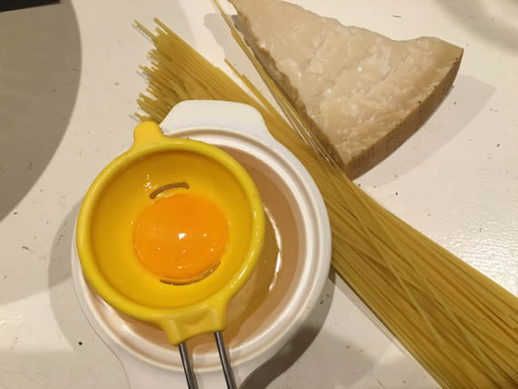 カルボナーラをよく作る