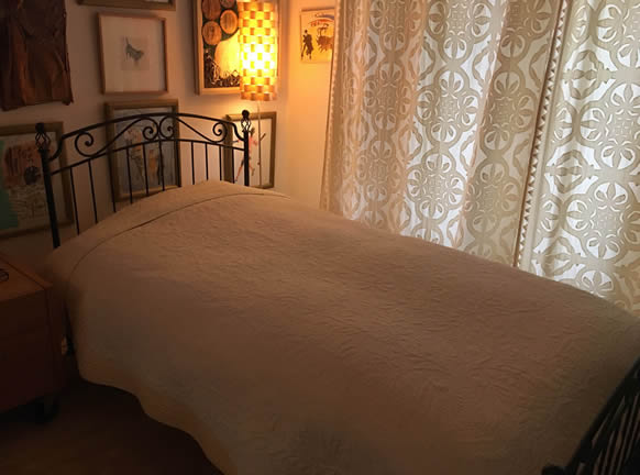 こぐれひでこ　現在自宅で使っているベッドカバー