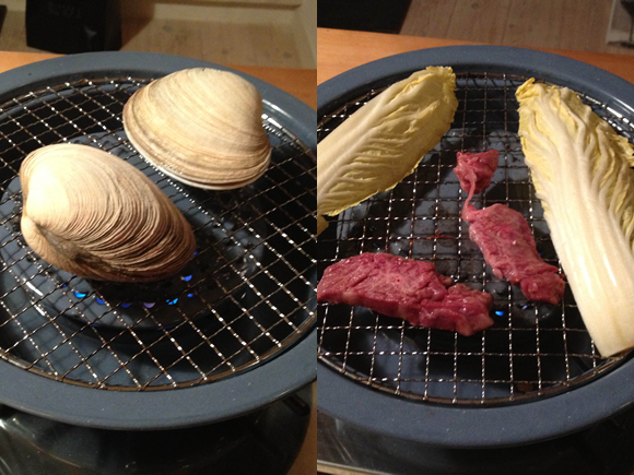 大アサリお肉と白菜